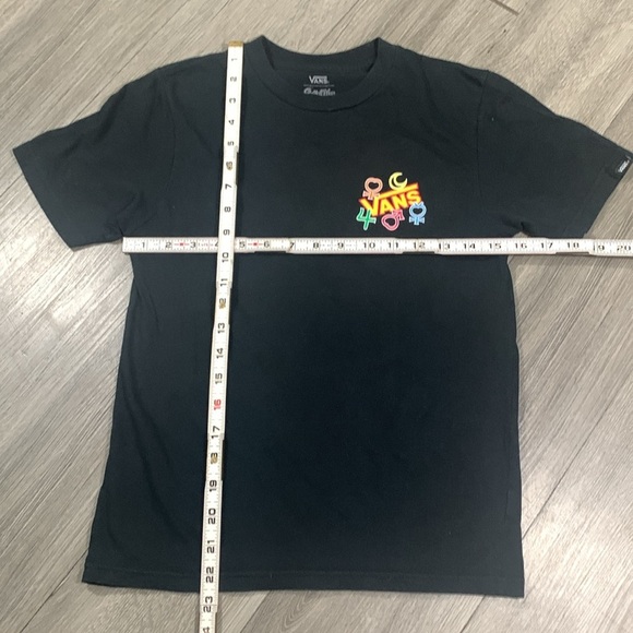 Vans X Pretty Guardian Sailor Moon Double Sided Black Screen Print Tee size S - Picture 8 of 10